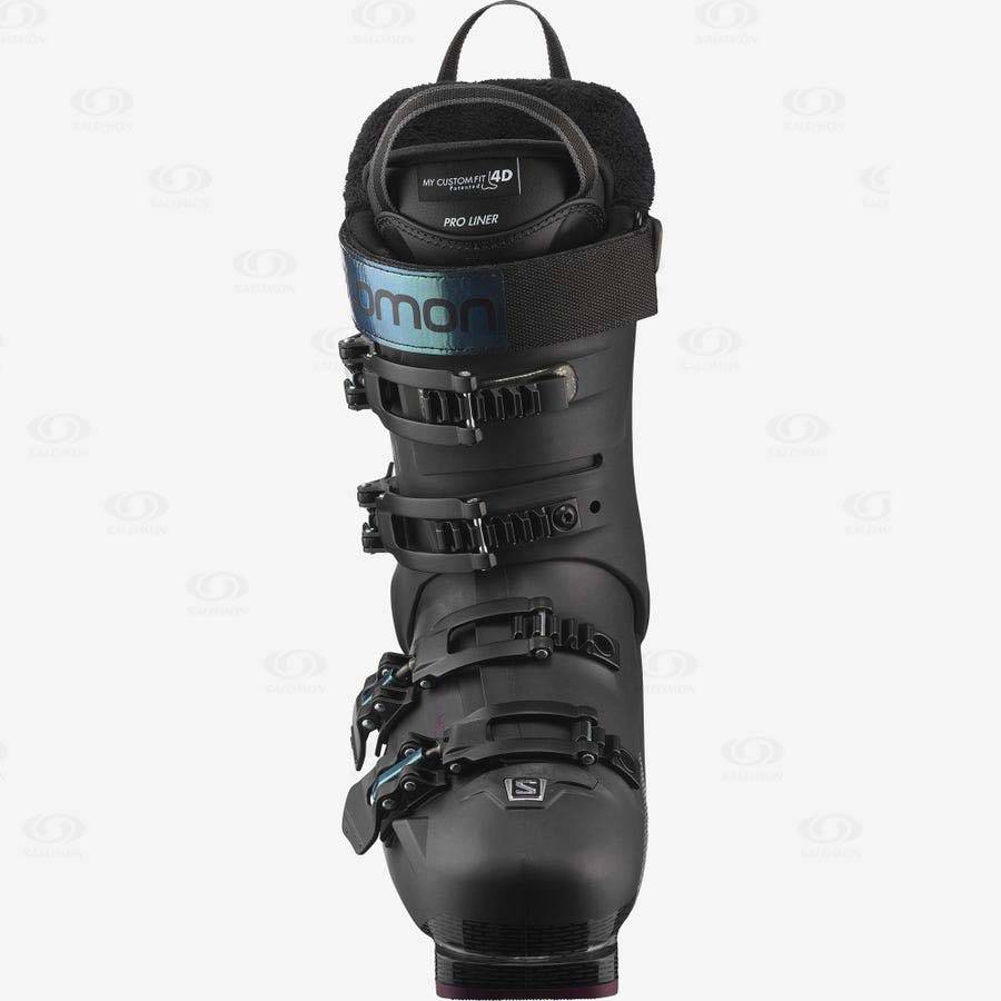 Black Salomon S/PRO 100 Women's Ski Boots | US-M2154