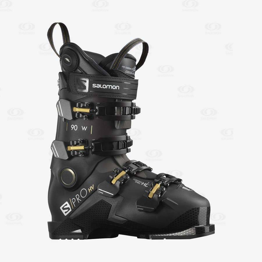 Black Salomon S/PRO HV 90 CH Women\'s Ski Boots | US-S1205