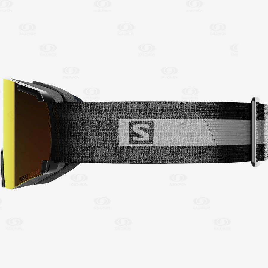 Black Salomon S/VIEW Men's Goggles | US-L1396