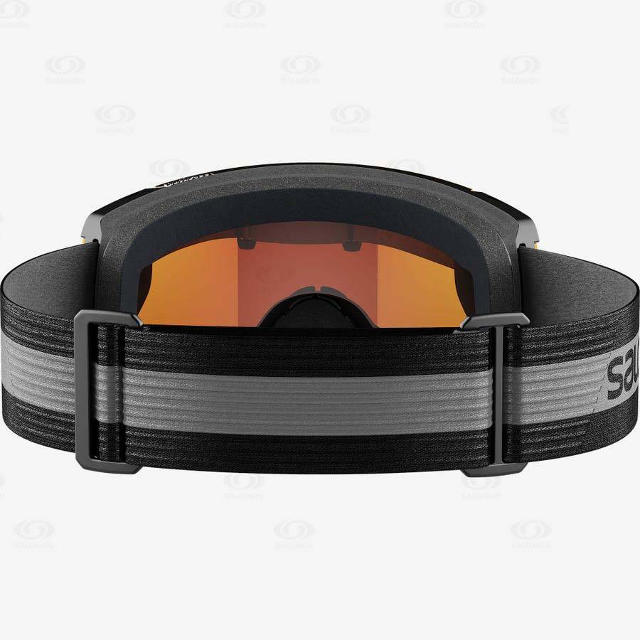 Black Salomon S/VIEW Men's Goggles | US-L1396