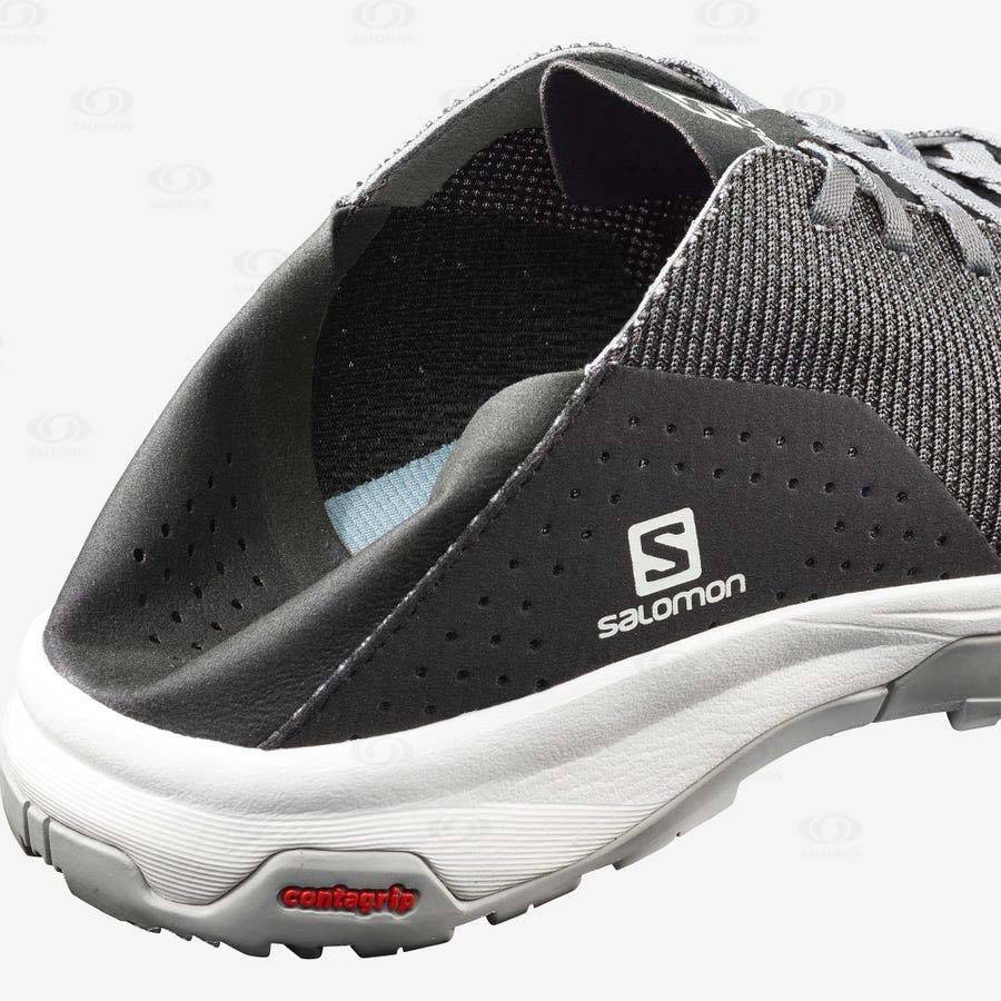 Black Salomon TECH LITE Men's Hiking Shoes | US-O2414