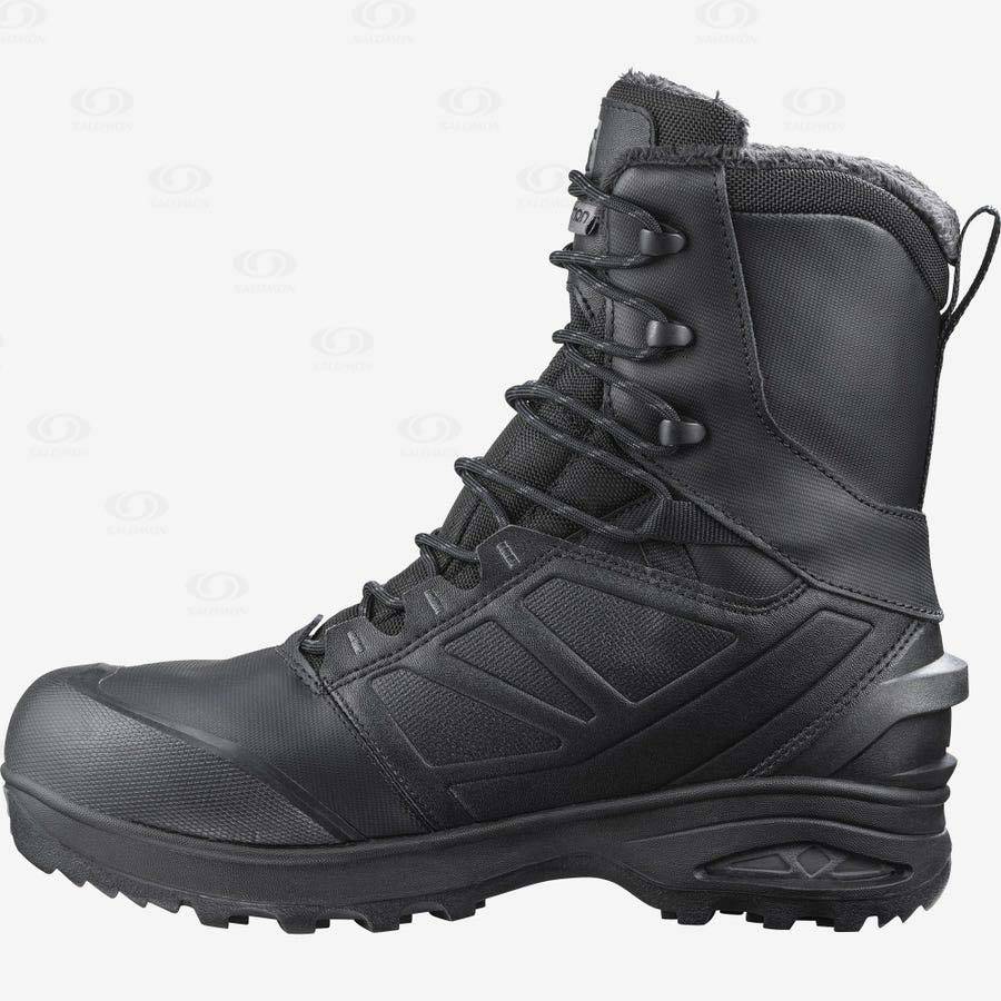 Black Salomon TOUNDRA FORCES CLIMASALOMON™ Women's Waterproof Boots | US-A1542