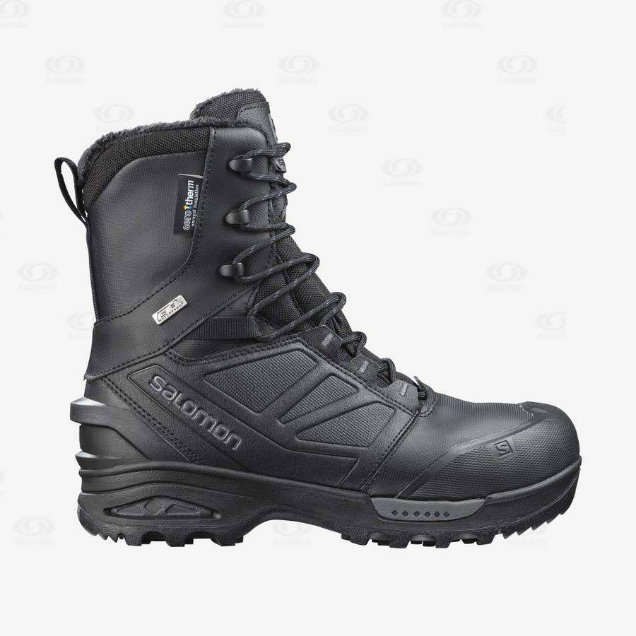 Black Salomon TOUNDRA FORCES CLIMASALOMON™ Women\'s Waterproof Boots | US-A1542