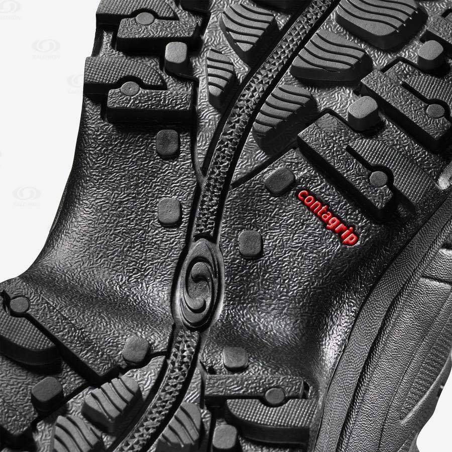 Black Salomon TOUNDRA PRO CLIMASALOMON™ WATERPROOF Men's Winter Boots | US-O2596