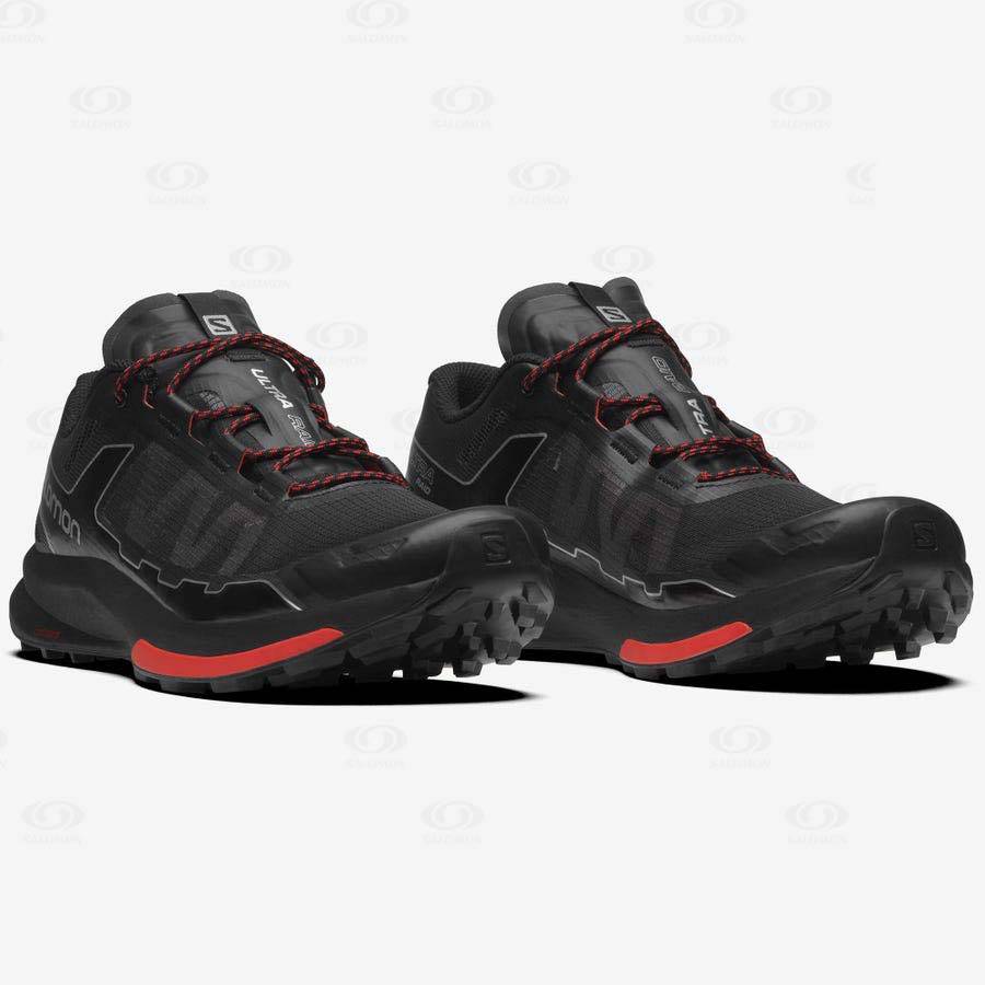 Black Salomon ULTRA RAID Men's Sneakers | US-L1942