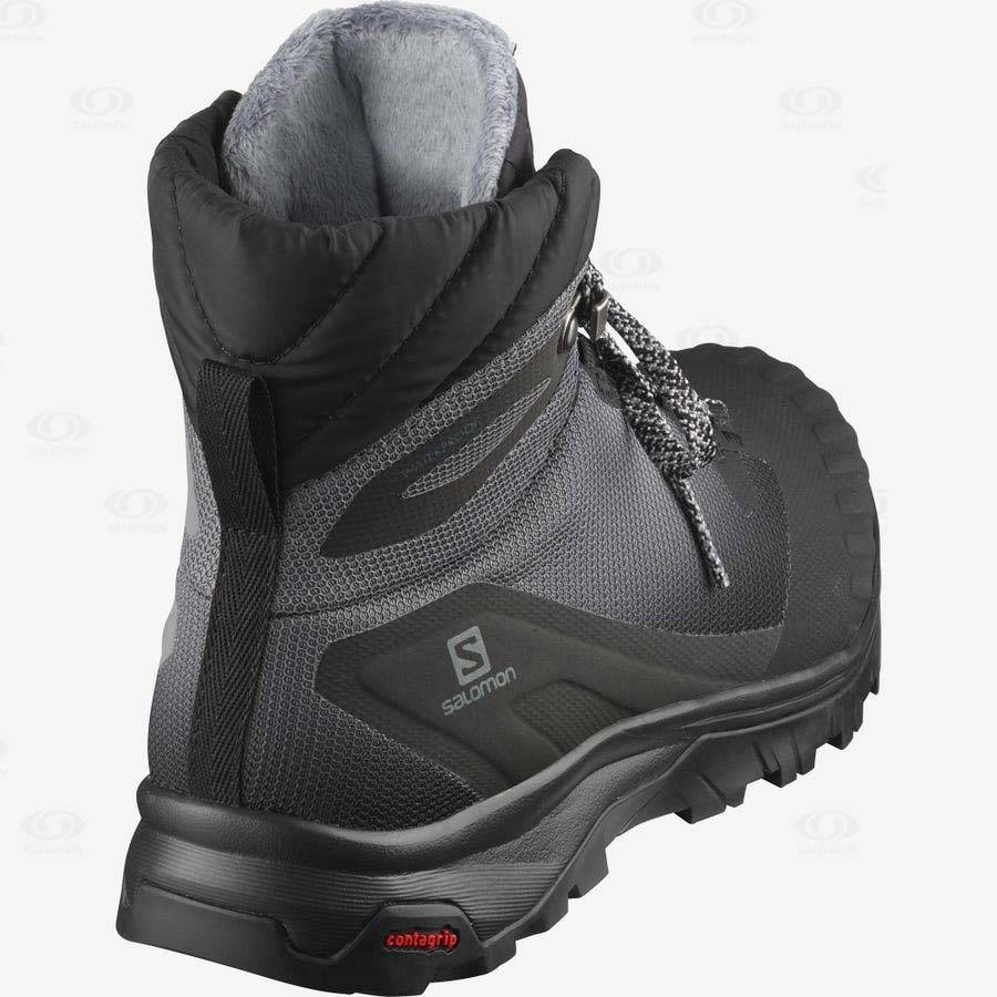 Black Salomon VAYA BLAZE THINSULATE™ CLIMASALOMON™ Women's Waterproof Boots | US-L2033