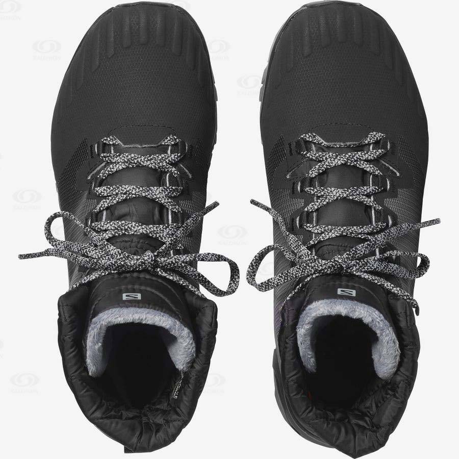 Black Salomon VAYA BLAZE THINSULATE™ CLIMASALOMON™ Women's Waterproof Shoes | US-S1548