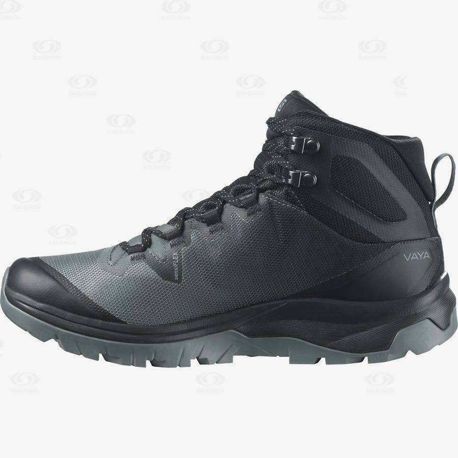 Black Salomon VAYA MID GORE-TEX Women's Waterproof Shoes | US-S1919