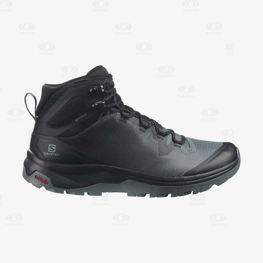 Black Salomon VAYA MID GORE-TEX Women\'s Waterproof Shoes | US-S1919