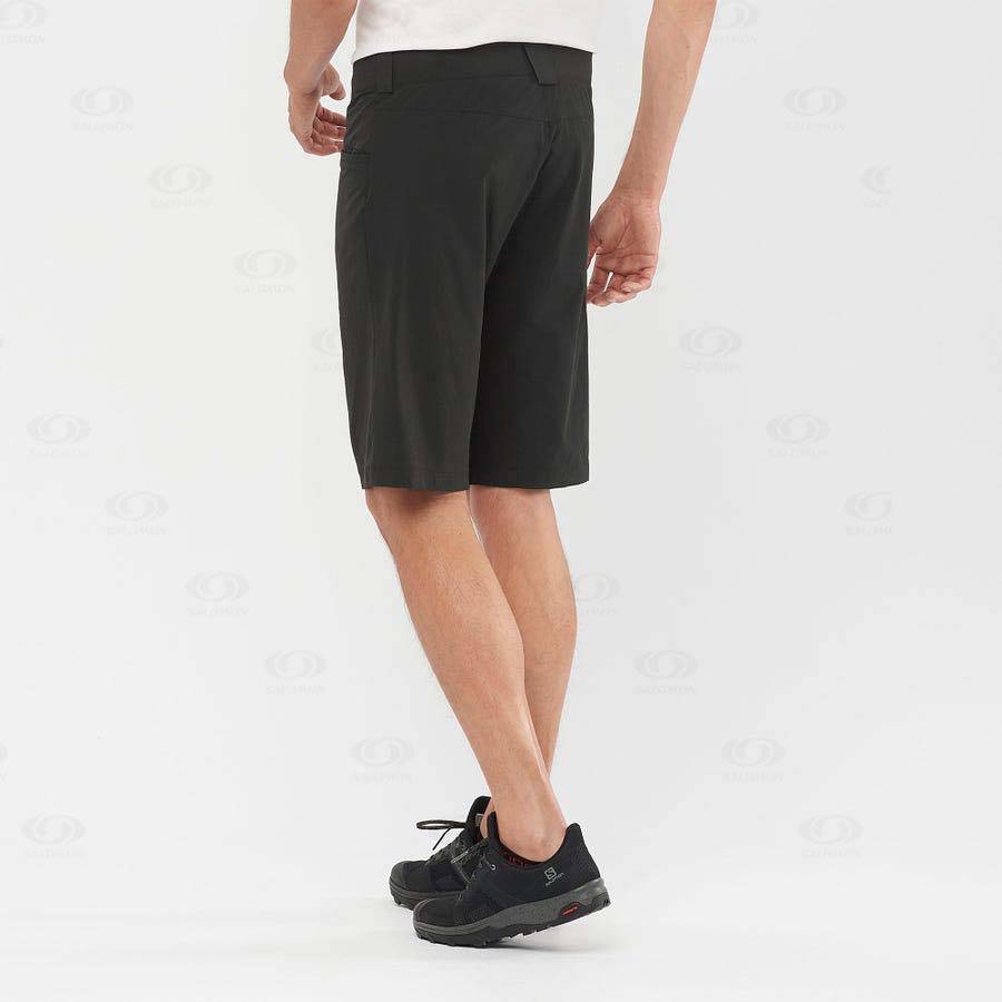 Black Salomon WAYFARER Men's Shorts | US-M1377