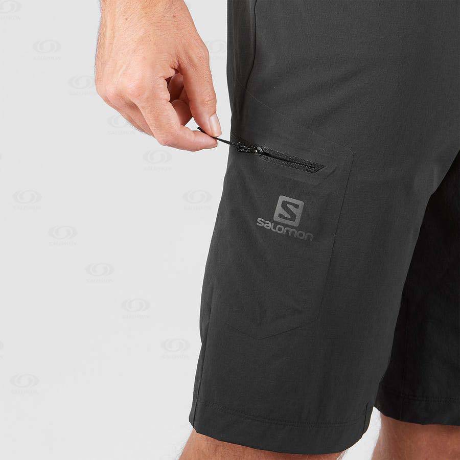 Black Salomon WAYFARER Men's Shorts | US-M1377