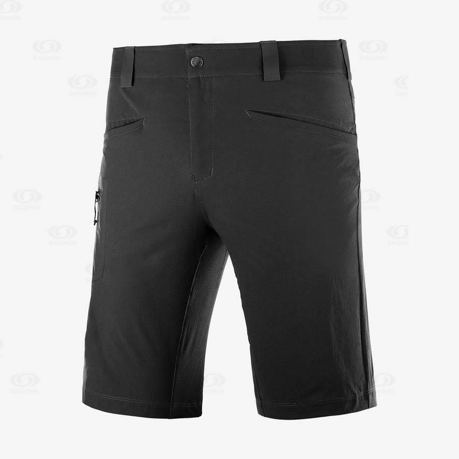 Black Salomon WAYFARER Men's Shorts | US-M1377