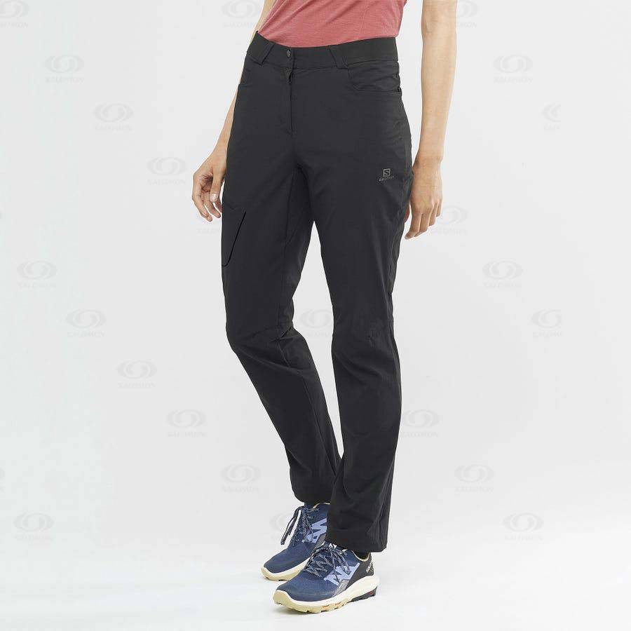 Black Salomon WAYFARER Women's Pants | US-L1025