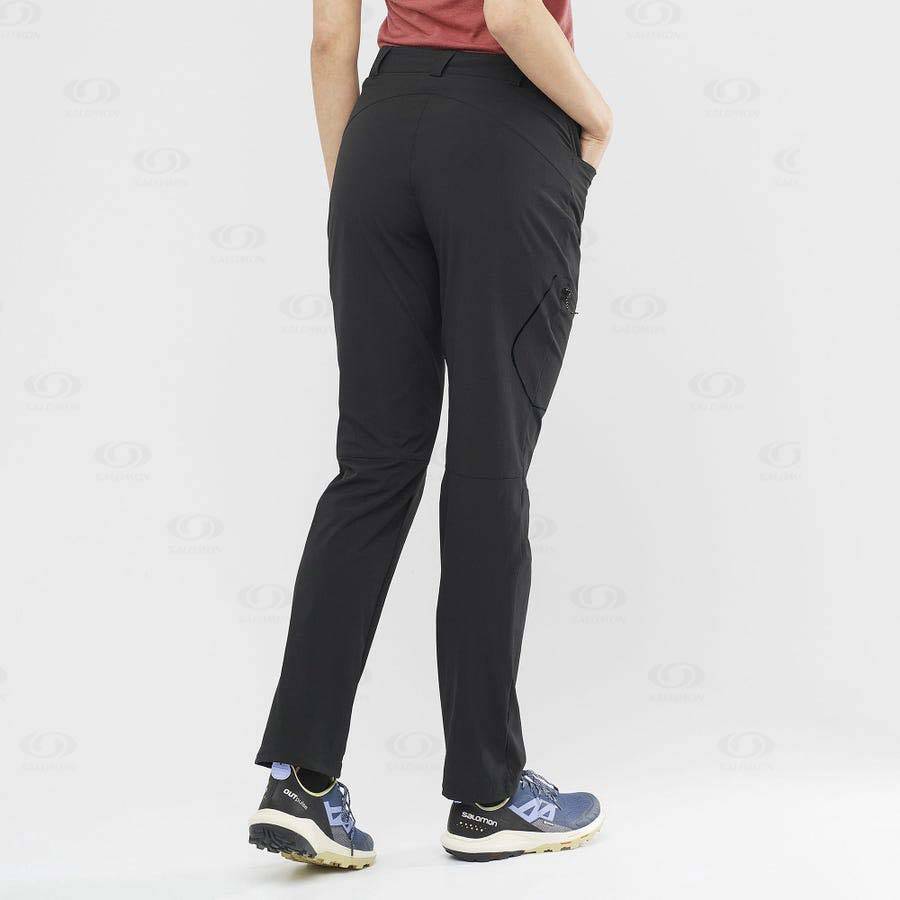 Black Salomon WAYFARER Women's Pants | US-L1025