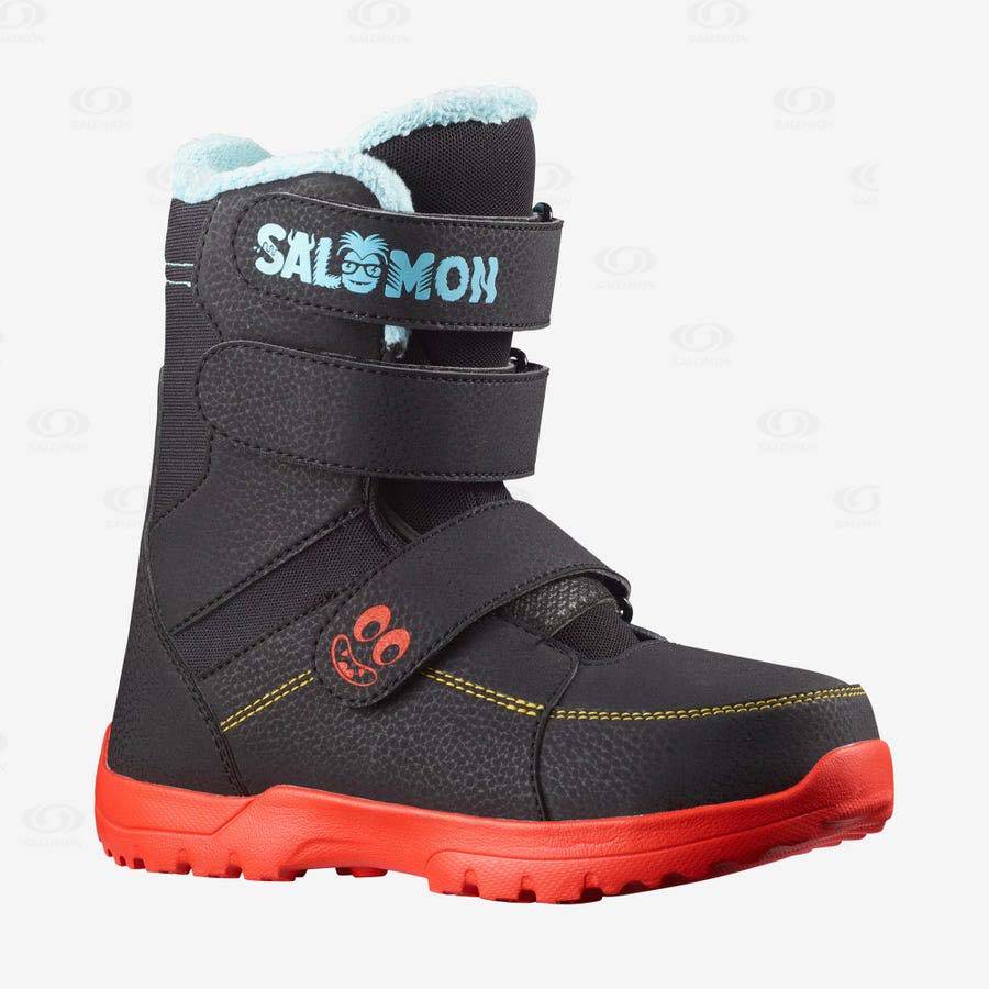 Black Salomon WHIPSTAR kids Ski Boots | US-A2032