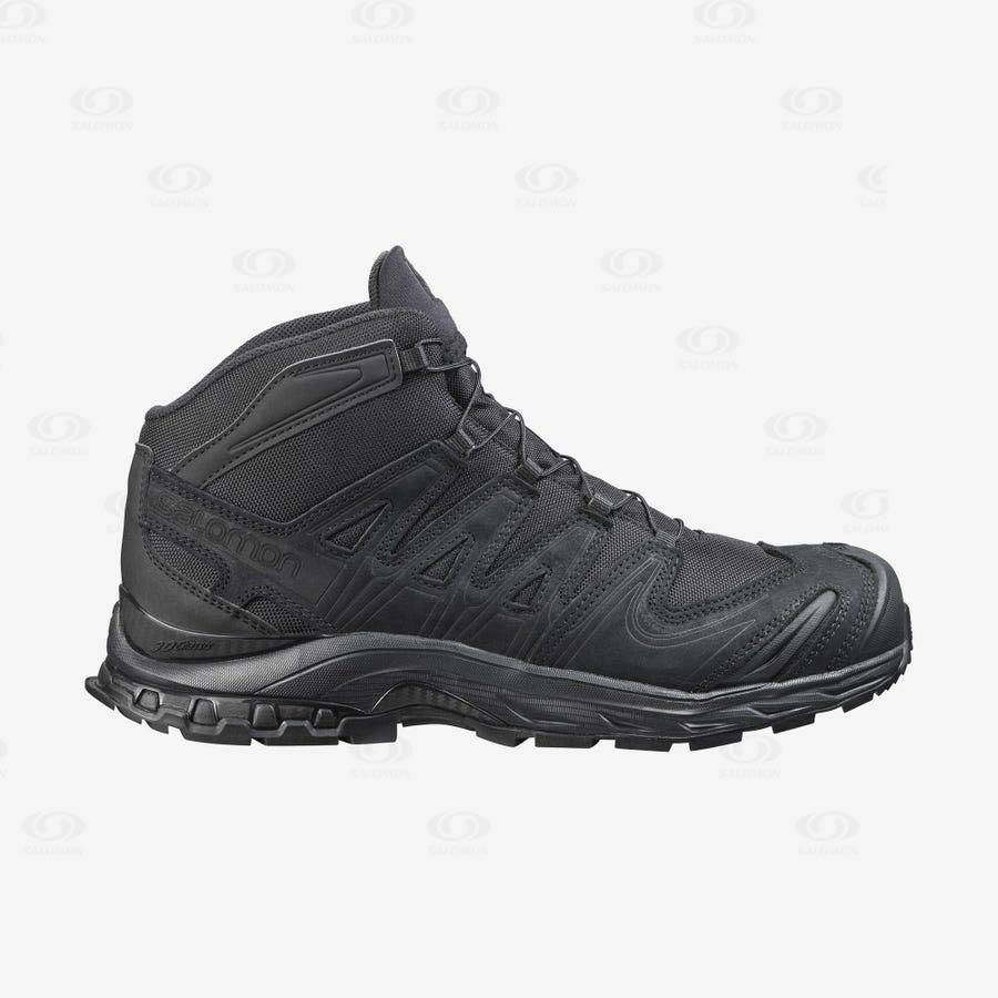 Black Salomon XA FORCES MID EN Men\'s Forces Boots | US-N1043