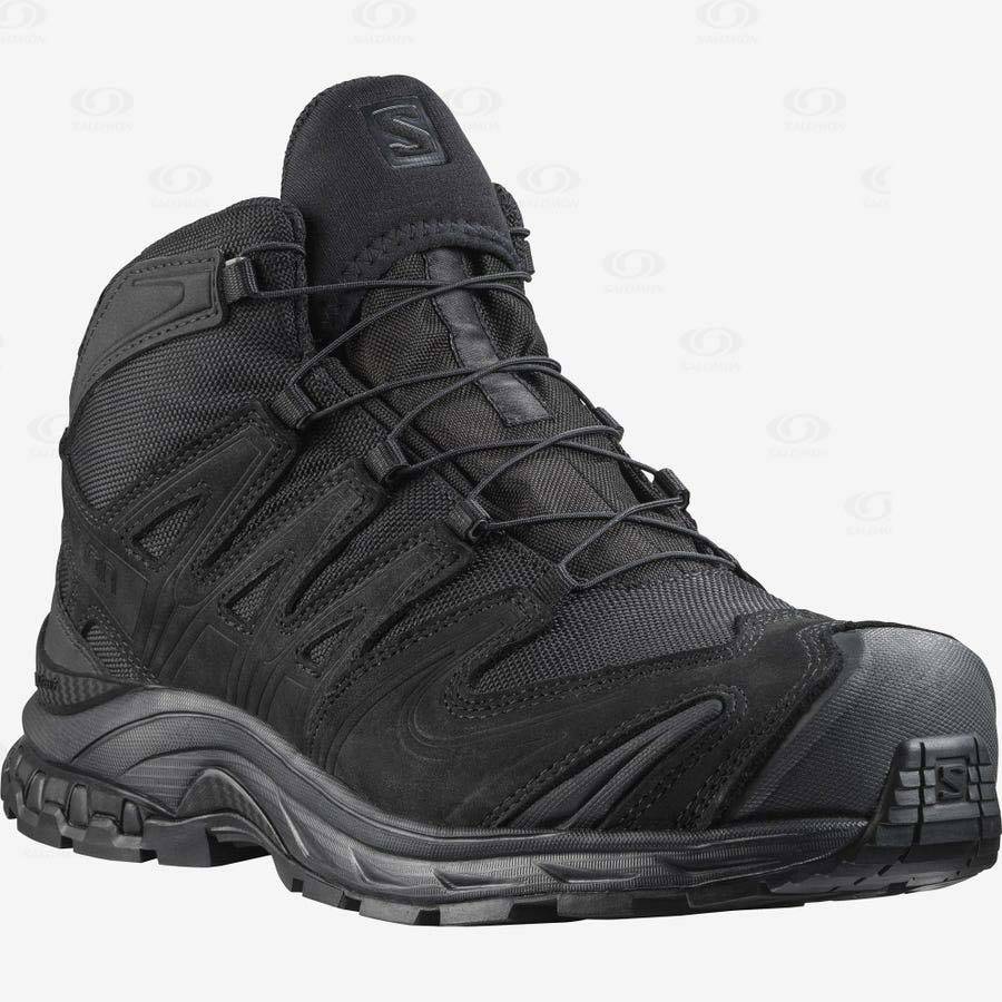 Black Salomon XA FORCES MID GORE-TEX EN Men's Forces Boots | US-A2592