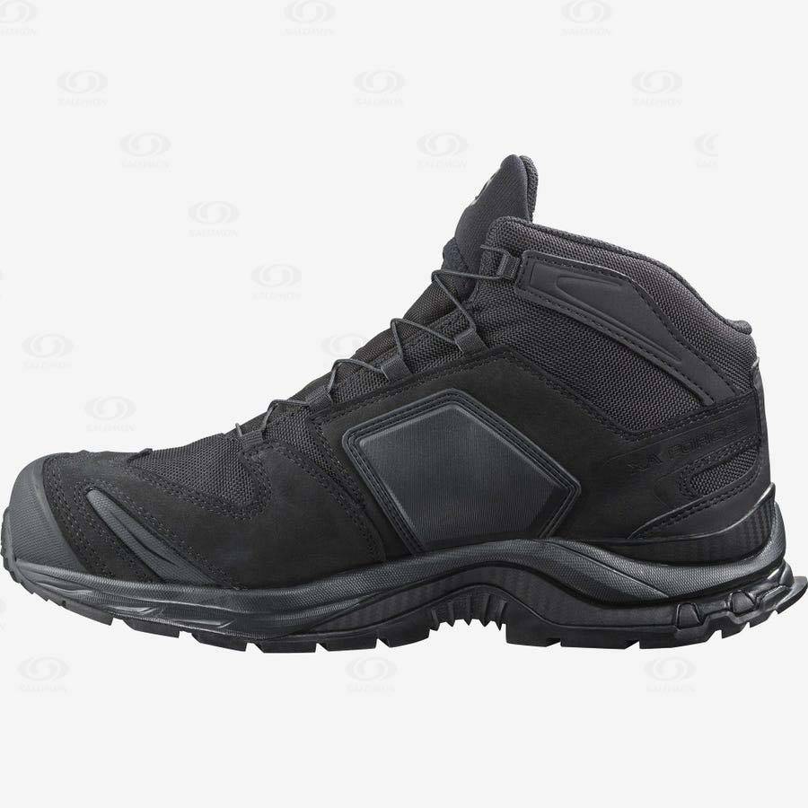 Black Salomon XA FORCES MID GORE-TEX EN Men's Forces Boots | US-A2592