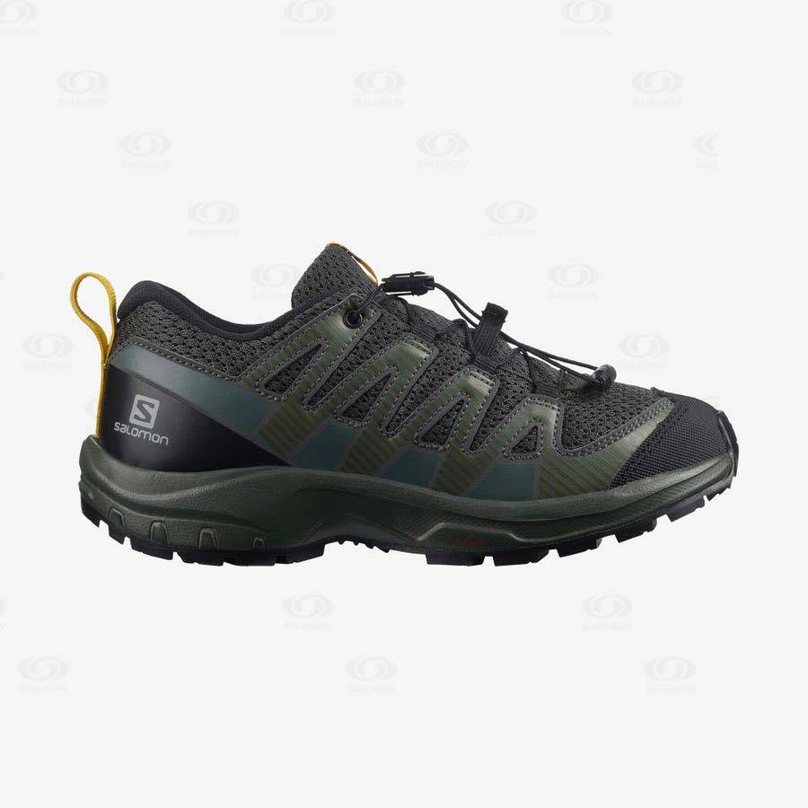 Black Salomon XA PRO V8 kids Hiking Shoes | US-S1604