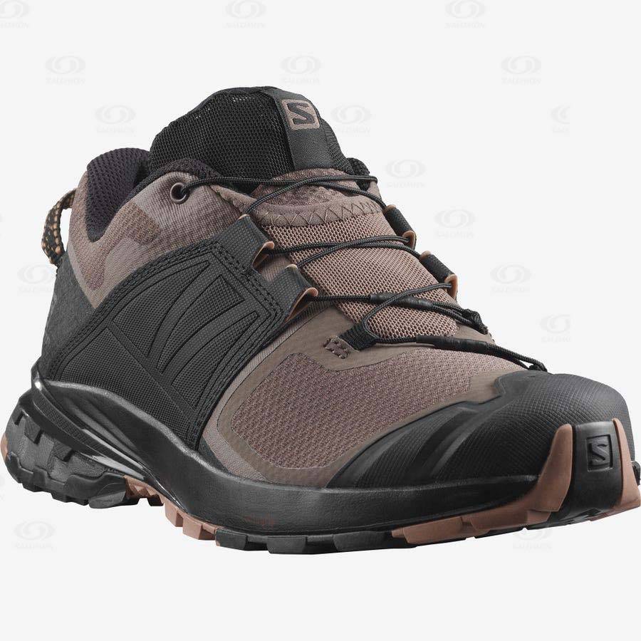 Black Salomon XA WILD Women's Hiking Shoes | US-S1737