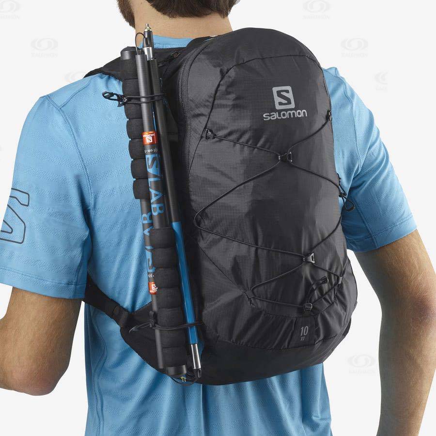 Black Salomon XT 10 Men's Backpacks | US-M1370