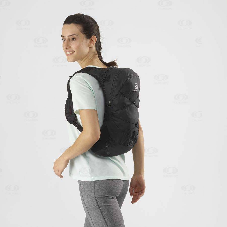 Black Salomon XT 10 Men's Backpacks | US-M1370