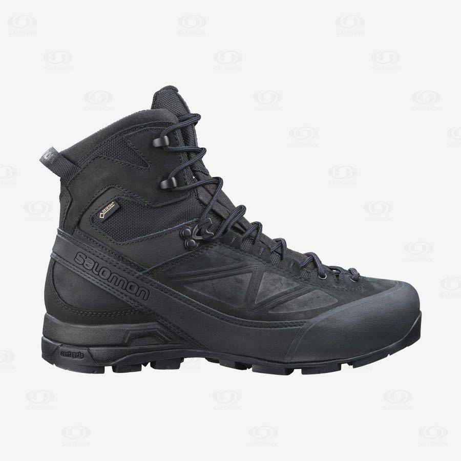 Black Salomon X ALP GORE-TEX FORCES Men\'s Forces Boots | US-O1019