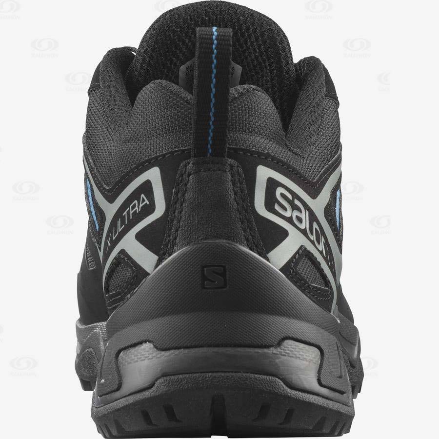 Black Salomon X ULTRA 3 Men's Hiking Shoes | US-A1647