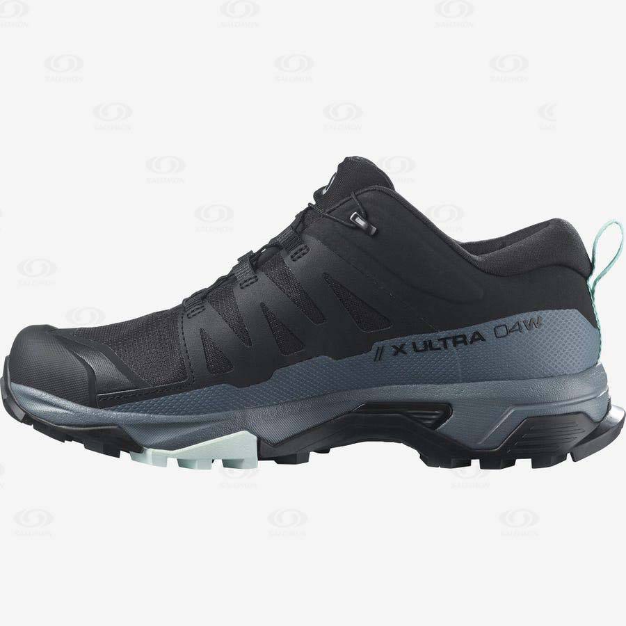 Black Salomon X ULTRA 4 GORE-TEX Women's Hiking Shoes | US-O1698