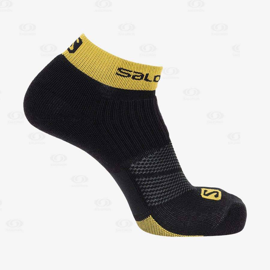 Black Salomon X ULTRA ANKLE Men\'s Socks | US-A2172