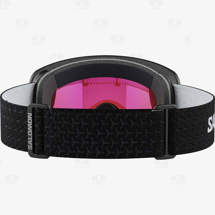 Black / White Salomon LO FI SIGMA Men's Goggles | US-W3220