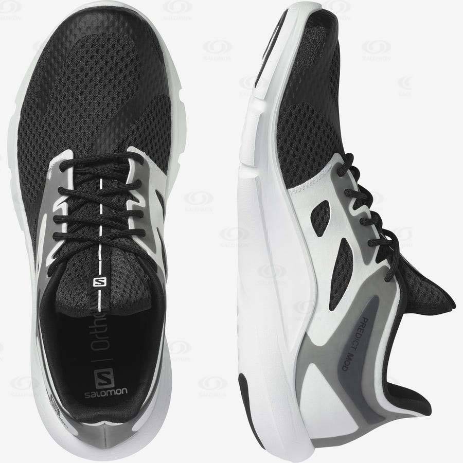 Black / White Salomon PREDICT MOD Men's Running Shoes | US-M2245