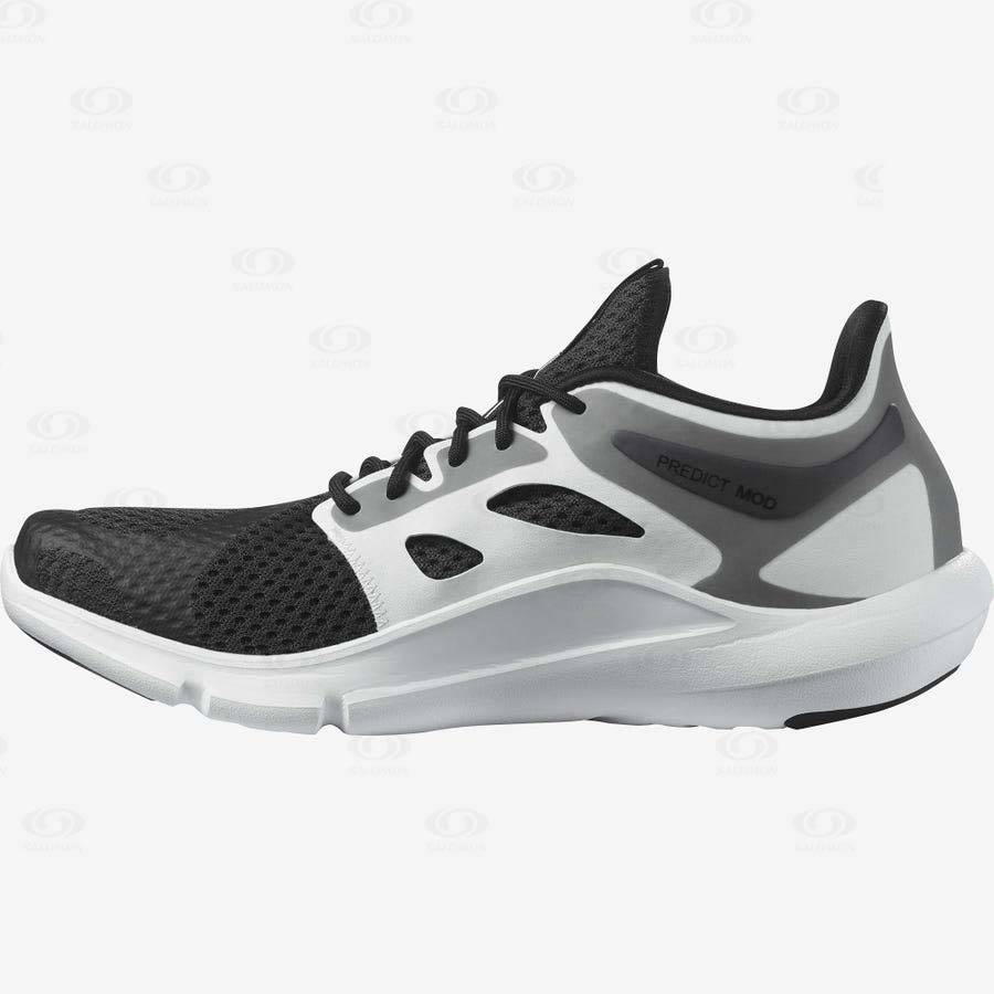 Black / White Salomon PREDICT MOD Men's Running Shoes | US-M2245