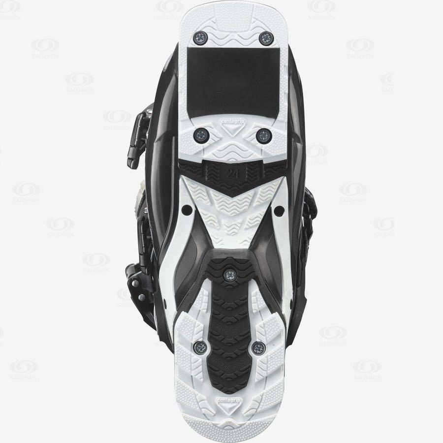 Black / White Salomon QST ACCESS 80 CH Women's Ski Boots | US-N2338