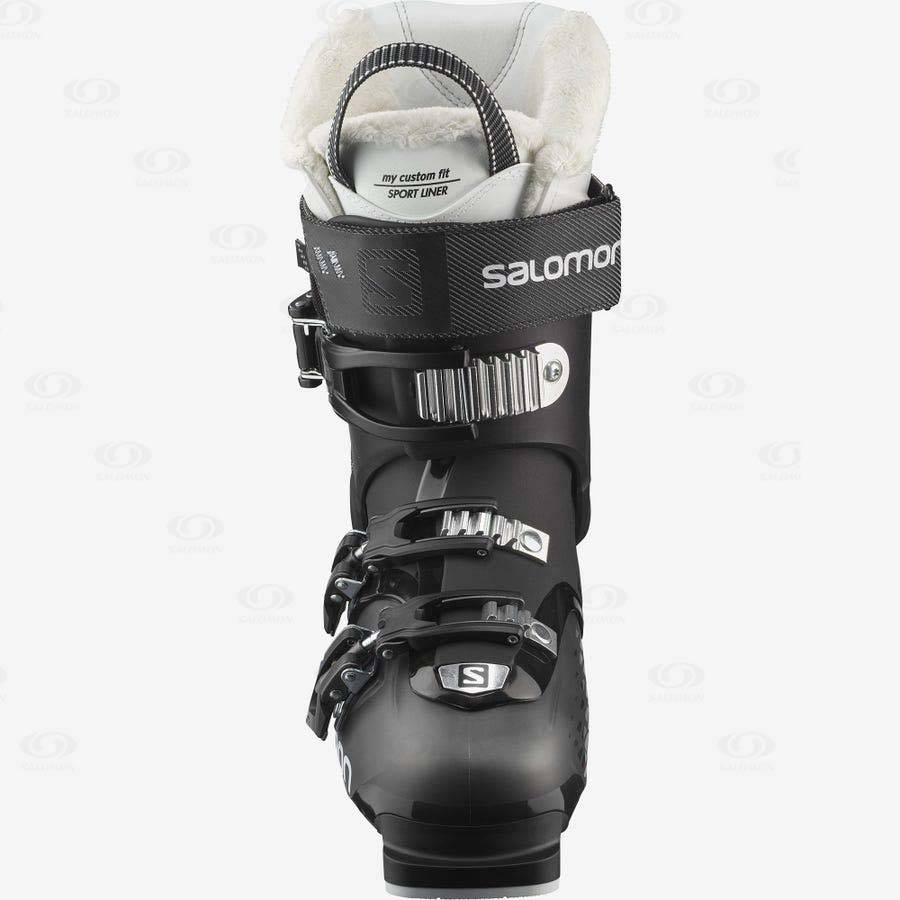 Black / White Salomon QST ACCESS 80 CH Women's Ski Boots | US-N2338