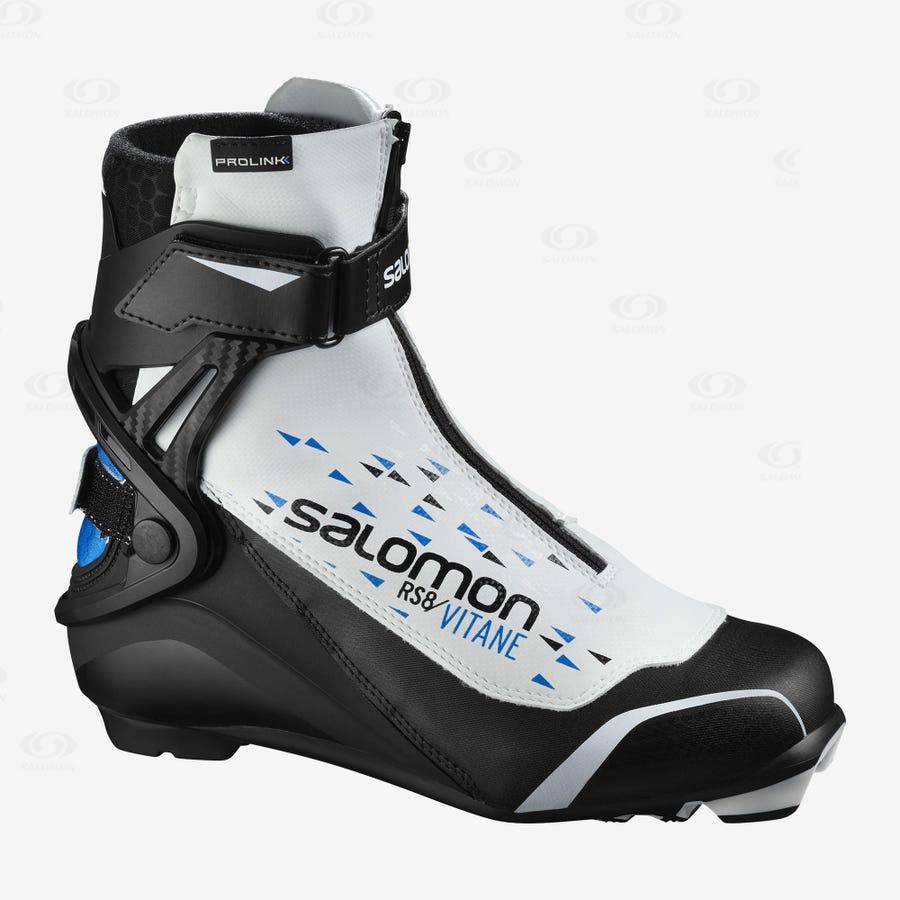 Black / White Salomon RS8 VITANE PROLINK Women\'s Ski Boots | US-N2079