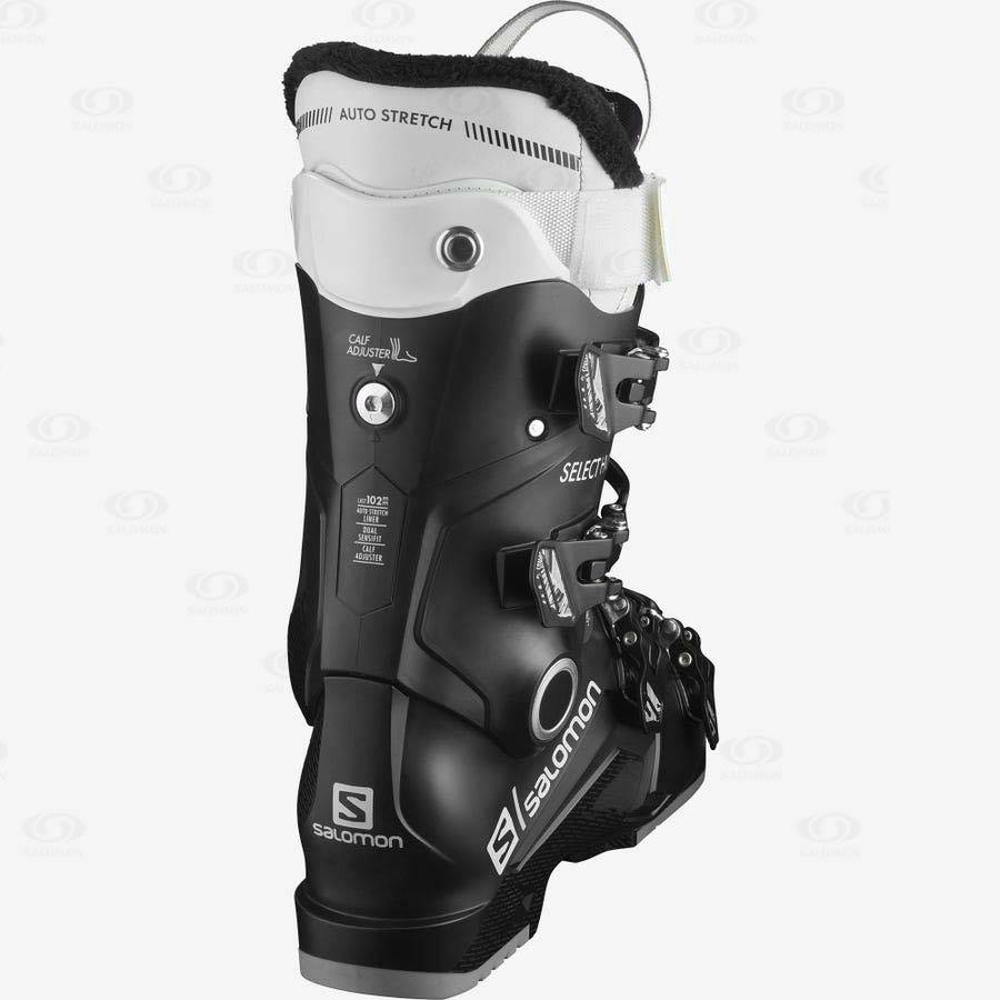 Black / White Salomon SELECT HV 70 Women's Ski Boots | US-A1514