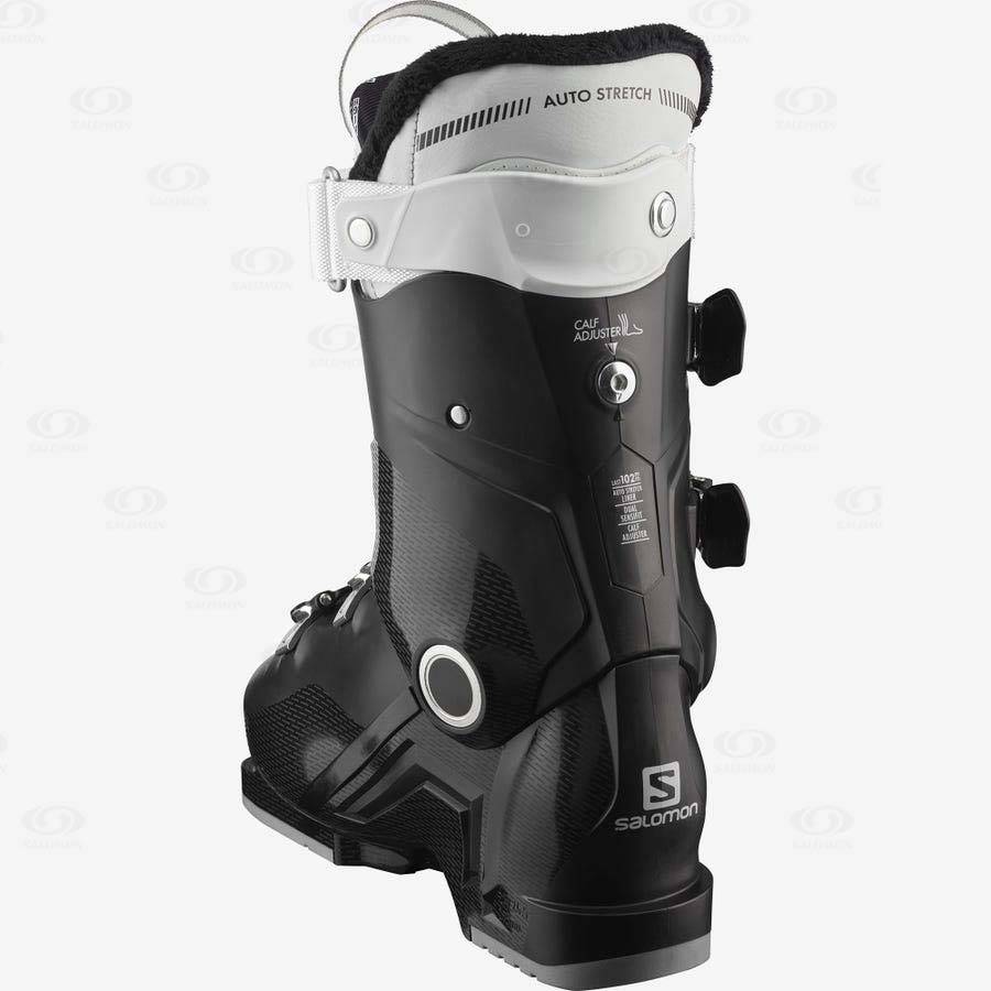 Black / White Salomon SELECT HV 70 Women's Ski Boots | US-A1514