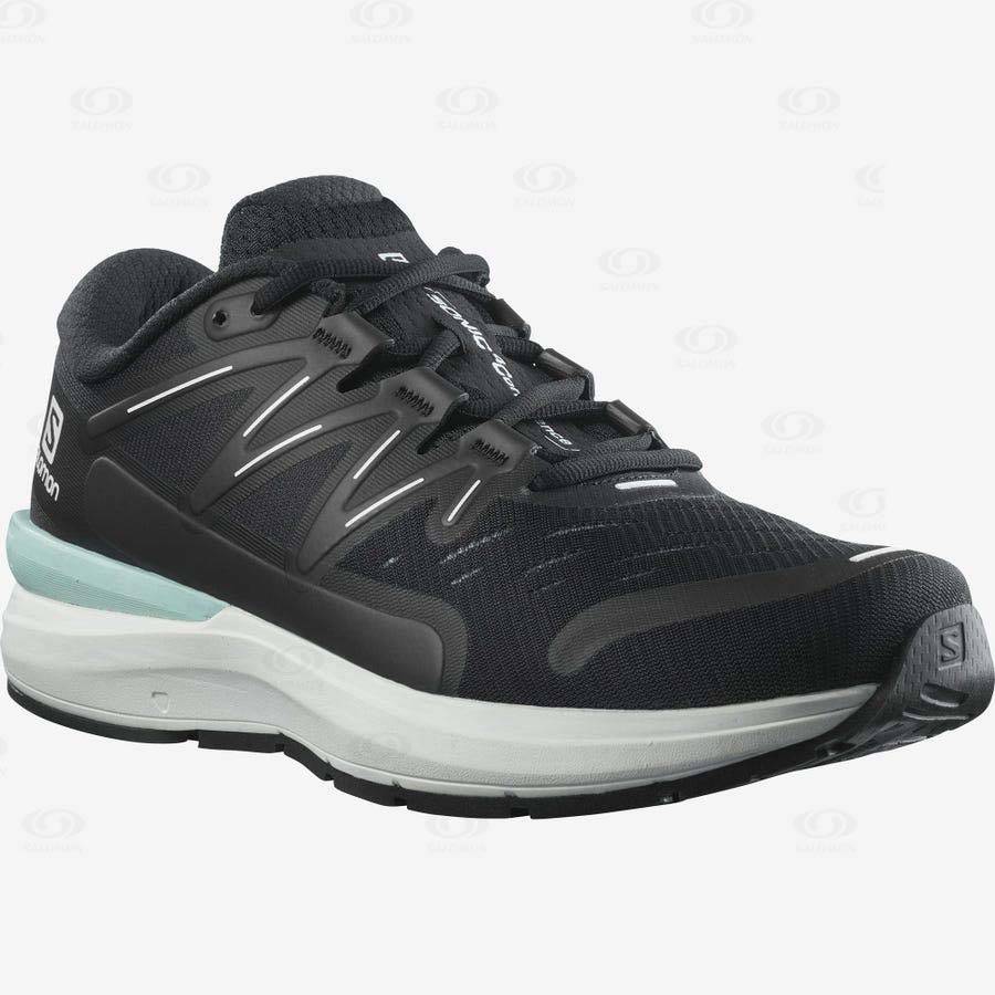 Black / White Salomon SONIC 4 Confidence Men's Running Shoes | US-O2204