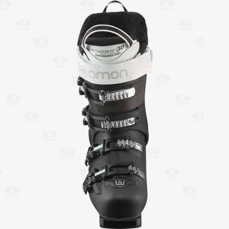 Black / White Salomon S/MAX 80 Women's Ski Boots | US-wO1845