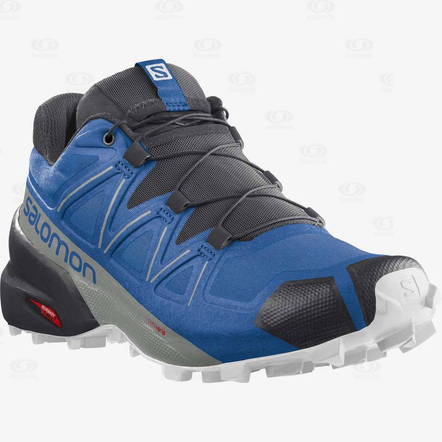 Blue / Black Salomon SPEEDCROSS 5 Men's Trail Running Shoes | US-O2538