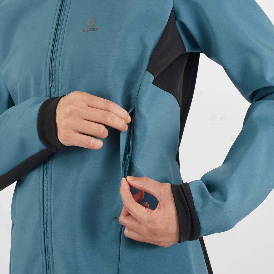 Blue Salomon AGILE SOFTSHELL Women's Softshell Jackets | US-S1856