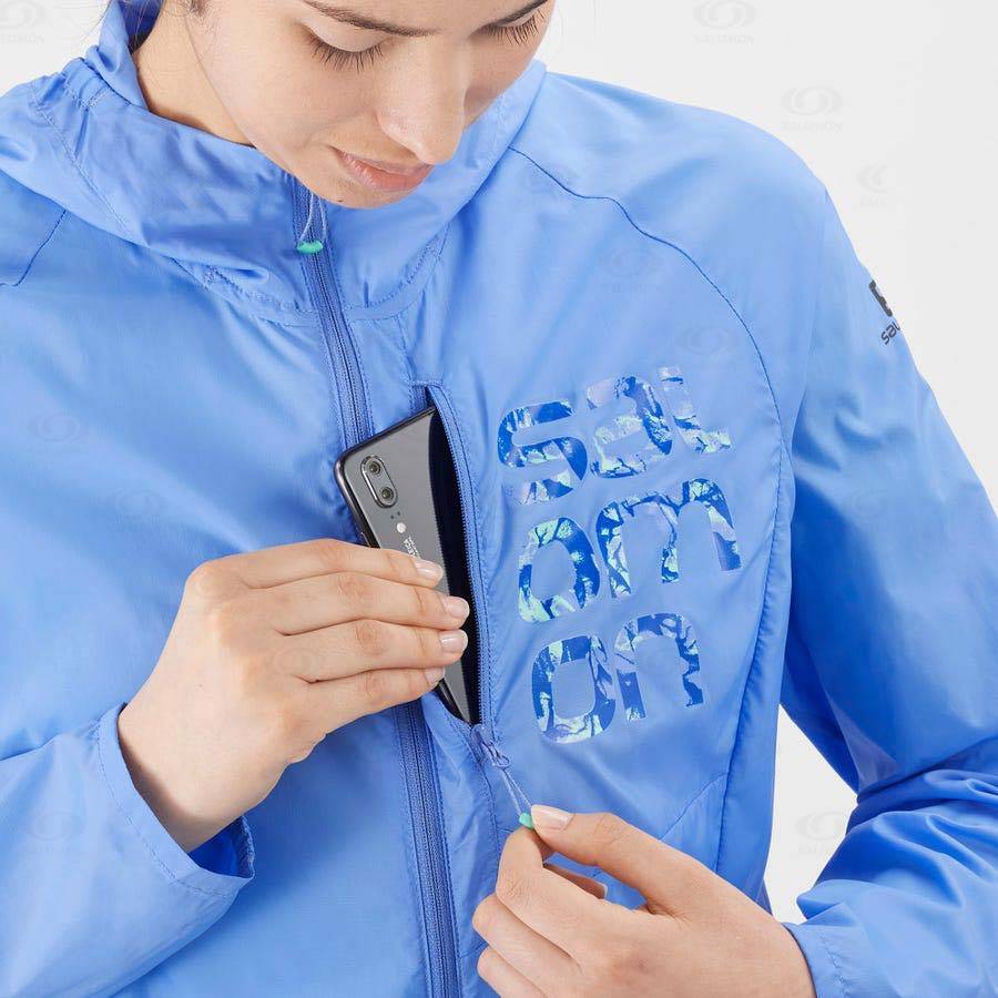 Blue Salomon BONATTI CROSS WIND Women's Windbreakers Jacket | US-L1186