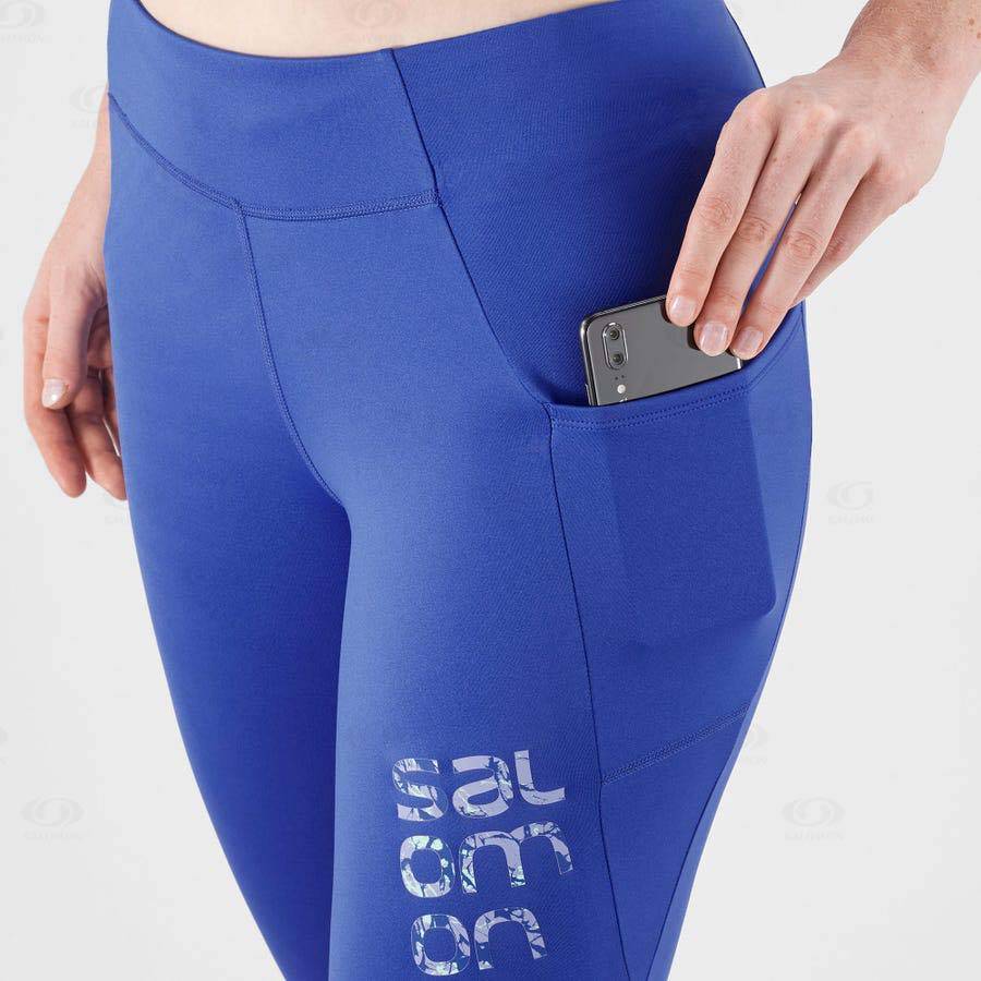 Blue Salomon CROSS RUN 28'' Women's Running Tights | US-W2970