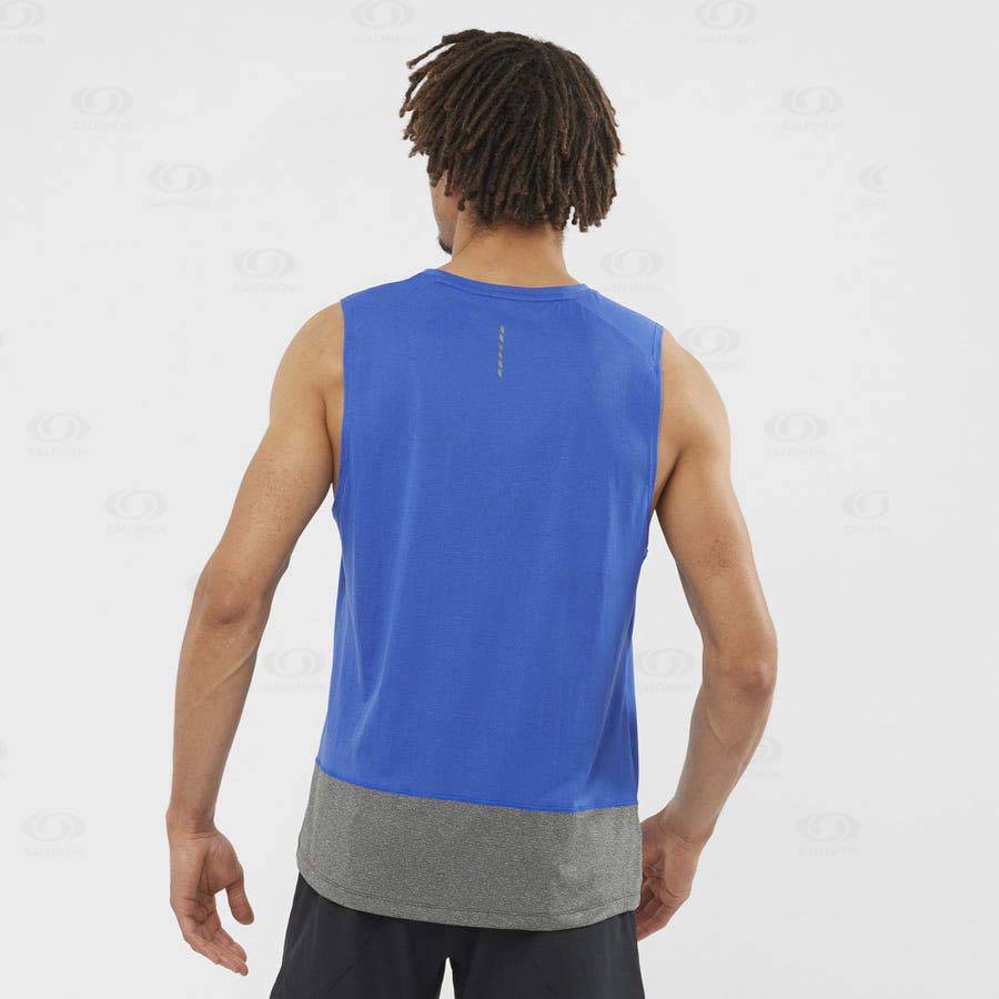 Blue Salomon CROSS RUN Men's T Shirts | US-W2830