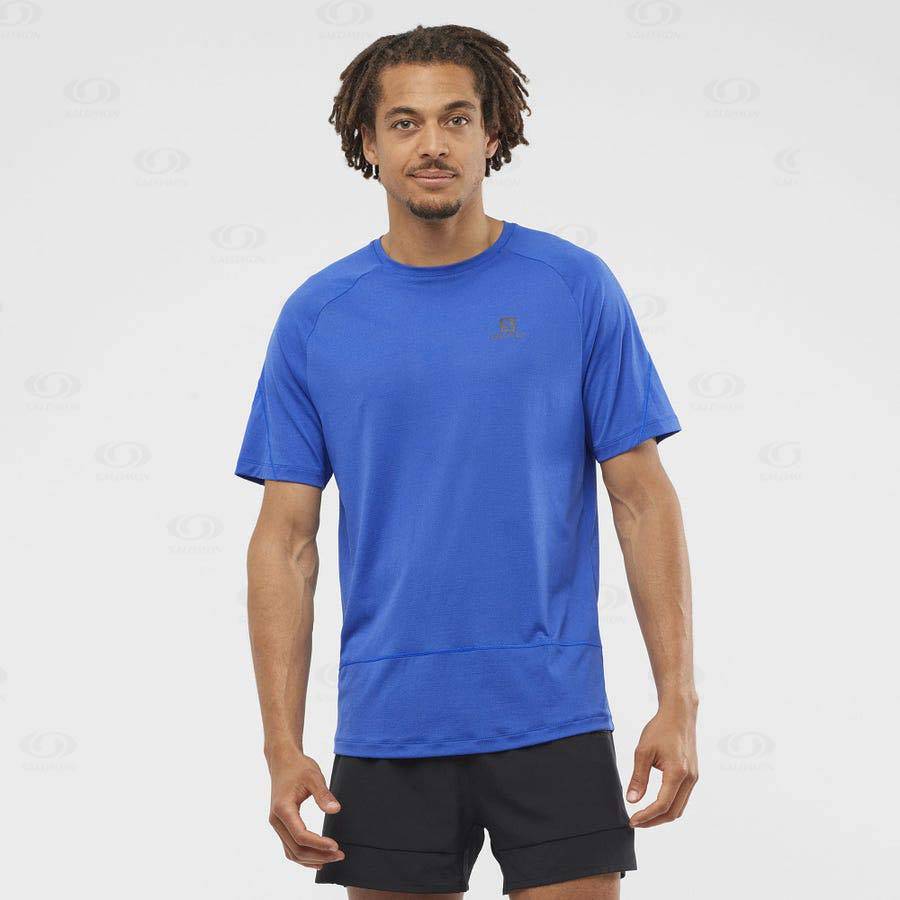 Blue Salomon CROSS RUN Men's T Shirts | US-W3560