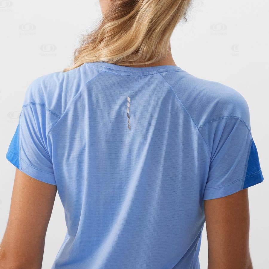 Blue Salomon CROSS RUN Women's T Shirts | US-S1674