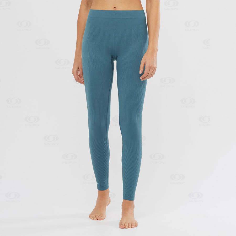 Blue Salomon ESSENTIAL SEAMLESS Women's Running Tights | US-O1474