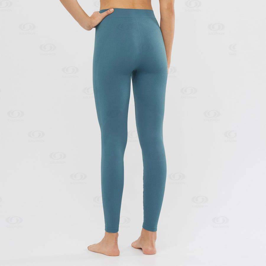 Blue Salomon ESSENTIAL SEAMLESS Women's Running Tights | US-O1474