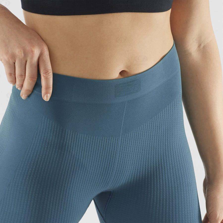 Blue Salomon ESSENTIAL SEAMLESS Women's Running Tights | US-O1474